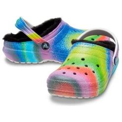 Crocs - Kid's Classic Lined Spray Dye Clog - Chaussons 8 Crocs - Kid's Classic Lined Spray Dye Clog - Chaussons -LA SPORTIVA crocs kids classic lined spray dye clog chaussons detail 3