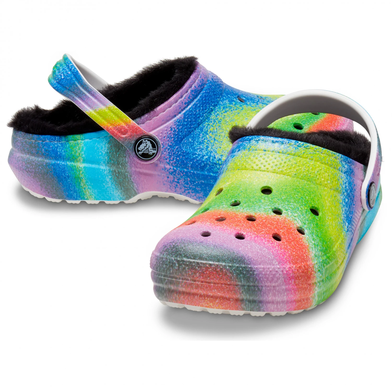 Crocs - Kid's Classic Lined Spray Dye Clog - Chaussons 3 Crocs - Kid's Classic Lined Spray Dye Clog - Chaussons – Image 3